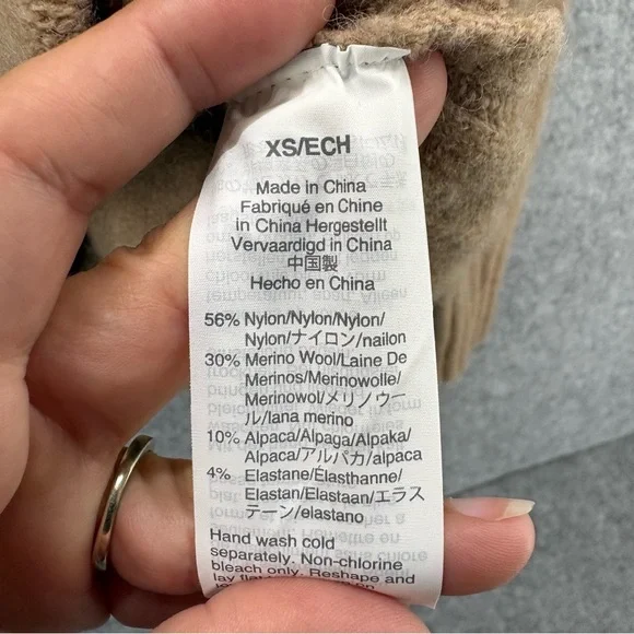 J. Crew mock neck sweater in super soft yarn merino alpaca blend xs - Picture 9 of 10